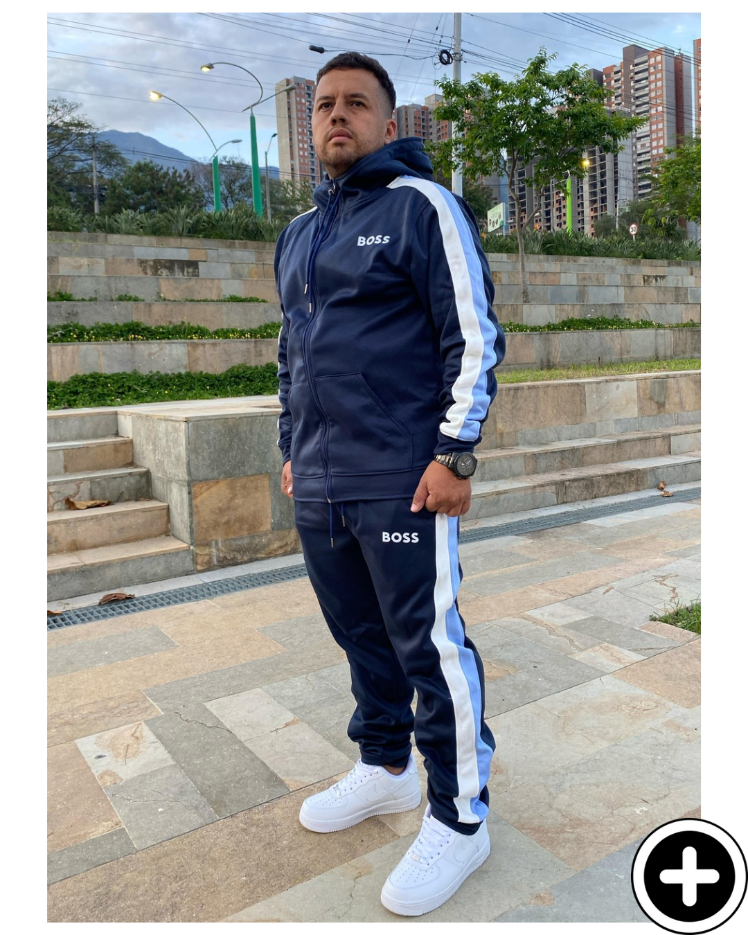 Conjunto Hugo Boss Buzo + Sudadera Top Quality