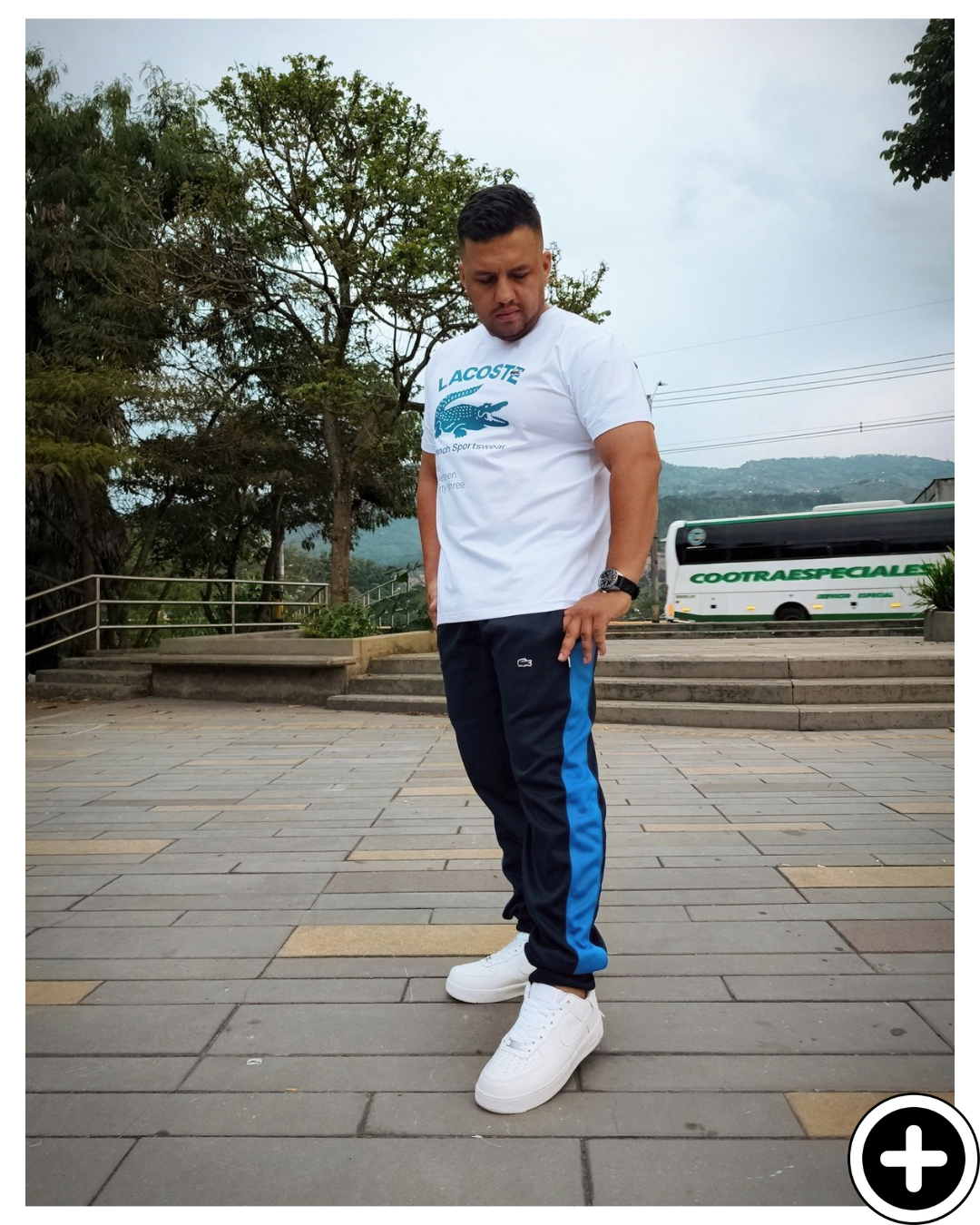 Conjunto Lacoste Camiseta Sudadera