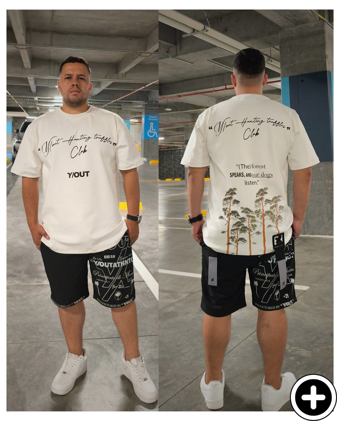 Conjunto Y/out Camiseta Bermuda