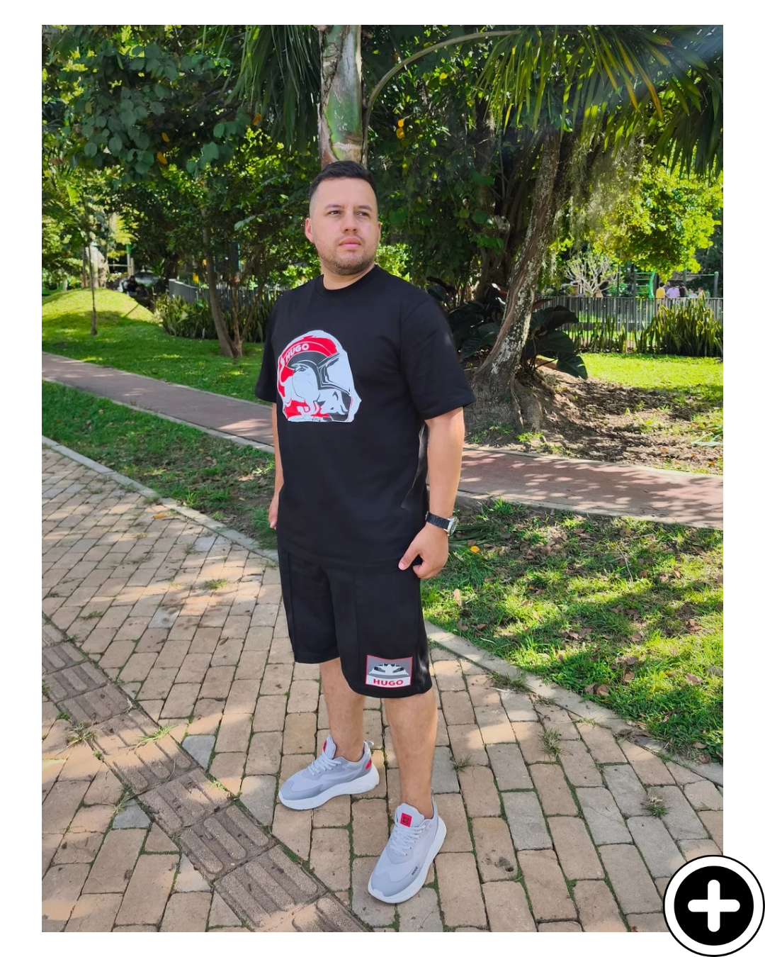 Conjunto Hugo BOSS Camiseta Bermuda