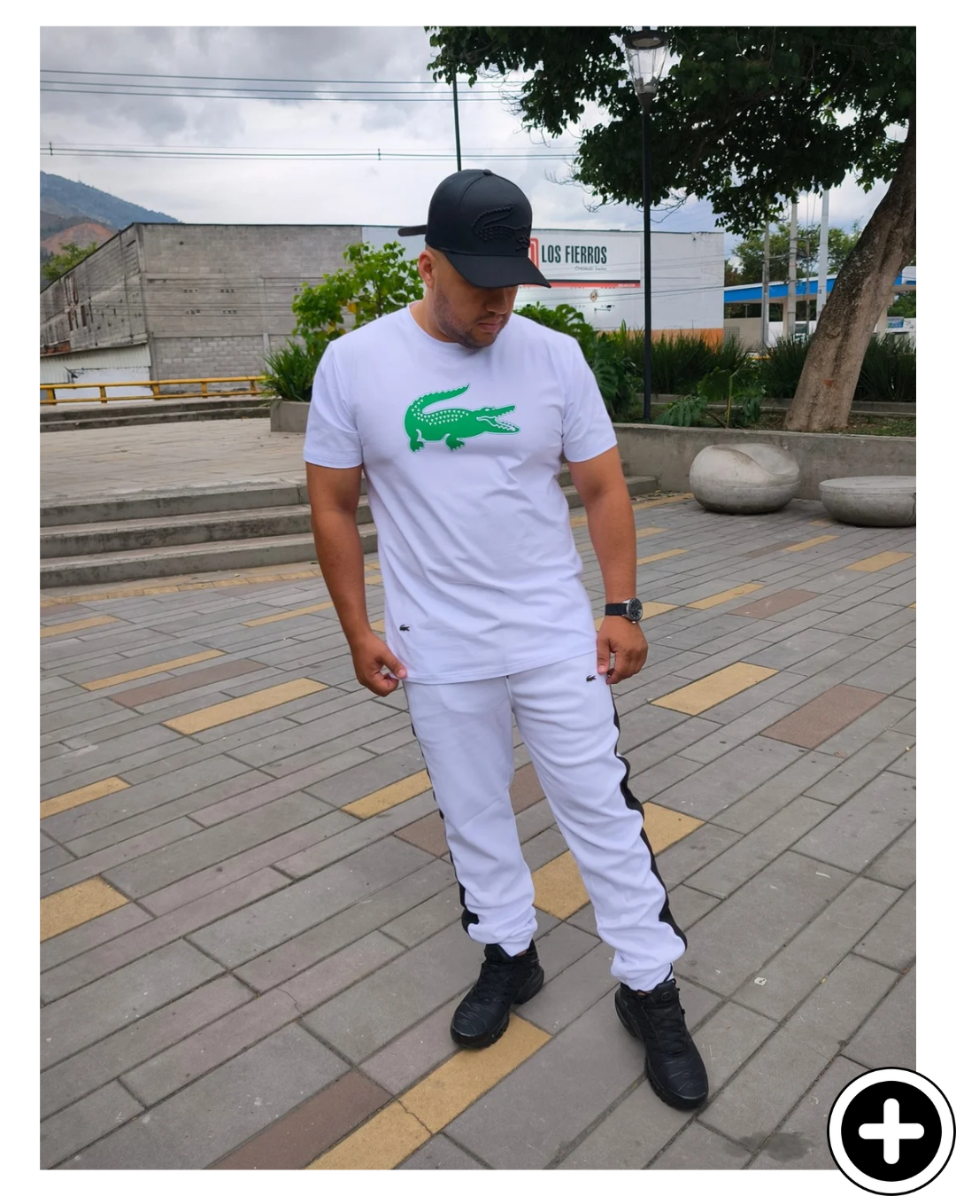 Conjunto Lacoste Camiseta Sudadera