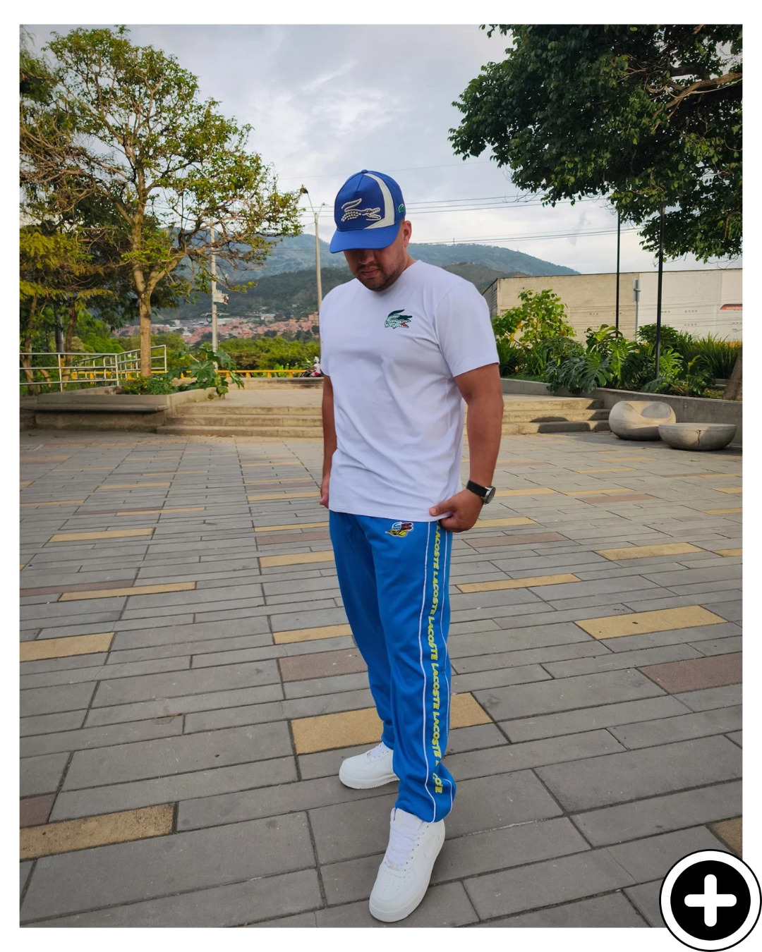 Conjunto Lacoste Camiseta Sudadera