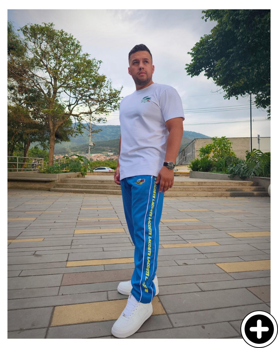 Conjunto Lacoste Camiseta Sudadera