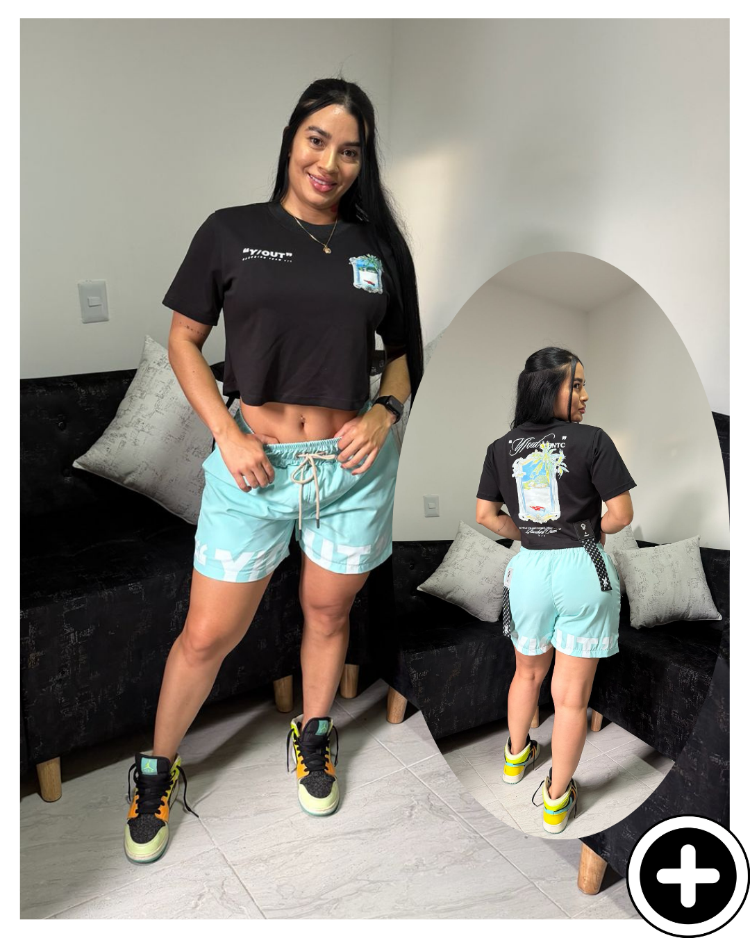Conjunto Y/out Blusa Short